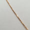 Collier Collier chaîne en or rose 18k avec tourmaline 58 Facettes #3574