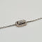 Bracelet Bracelet chaîne en or blanc 18k serti de diamants naturels 58 Facettes #3580