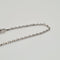 Bracelet Bracelet chaîne en or blanc 18k serti de diamants naturels 58 Facettes #3580
