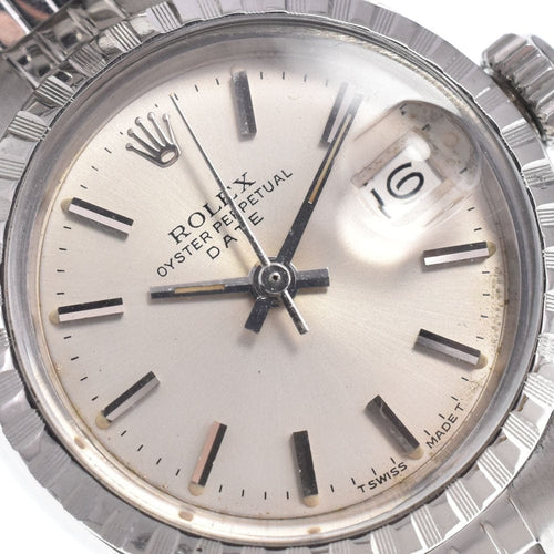 Montre Rolex - Montre Oyster Perpetual Date automatique en acier inoxydable 58 Facettes dnystwrw0t