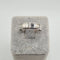 Bague 52 Bague alliance en or blanc avec diamant 58 Facettes #3584