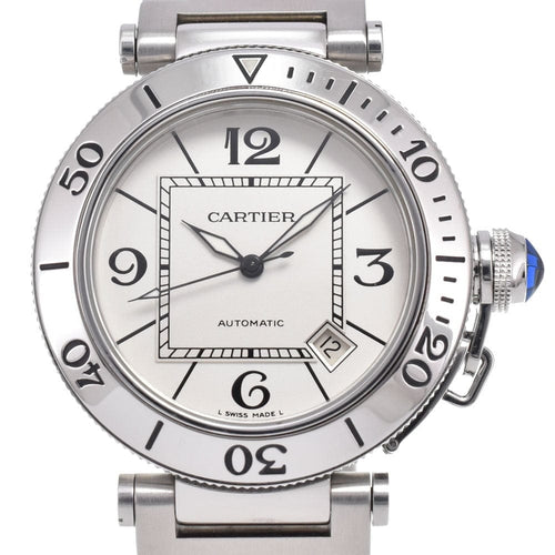 Montre Cartier - Montre Pasha Seatimer automatique en acier inoxydable 58 Facettes vfz8ki4dx3