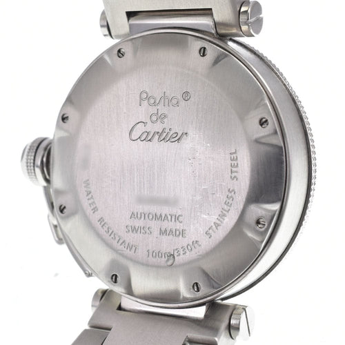 Montre Cartier - Montre Pasha Seatimer automatique en acier inoxydable 58 Facettes vfz8ki4dx3