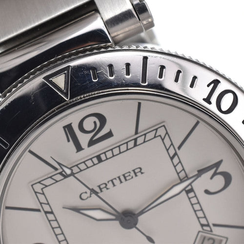 Montre Cartier - Montre Pasha Seatimer automatique en acier inoxydable 58 Facettes vfz8ki4dx3