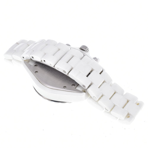 Montre Chanel - Montre J12 chronographe automatique en céramique et acier inoxydable 58 Facettes e08py3qtw5