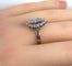 Bague 58 Bague marquise en or blanc 18 carats, platine et diamants 58 Facettes AB756