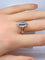 Bague 58 Bague marquise en or blanc 18 carats, platine et diamants 58 Facettes AB756
