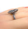 Bague 58 Bague marquise en or blanc 18 carats, platine et diamants 58 Facettes AB756