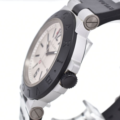 Montre Bvlgari - Montre chronographe automatique en aluminium, titane et caoutchouc 58 Facettes azmrvmom00