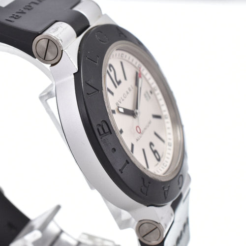 Montre Bvlgari - Montre chronographe automatique en aluminium, titane et caoutchouc 58 Facettes azmrvmom00