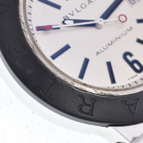 Montre Bvlgari - Montre chronographe automatique en aluminium, titane et caoutchouc 58 Facettes azmrvmom00