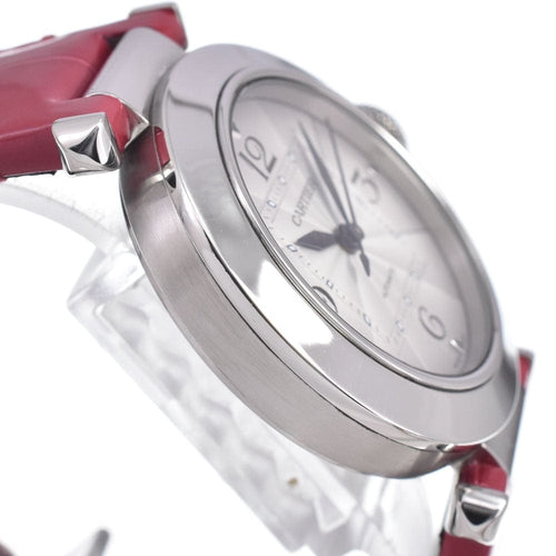 Montre Cartier Pasha de Cartier - Montre automatique en acier inoxydable et alligator 58 Facettes mgtdn8so92