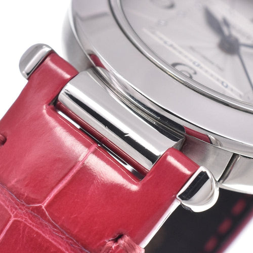 Montre Cartier Pasha de Cartier - Montre automatique en acier inoxydable et alligator 58 Facettes mgtdn8so92