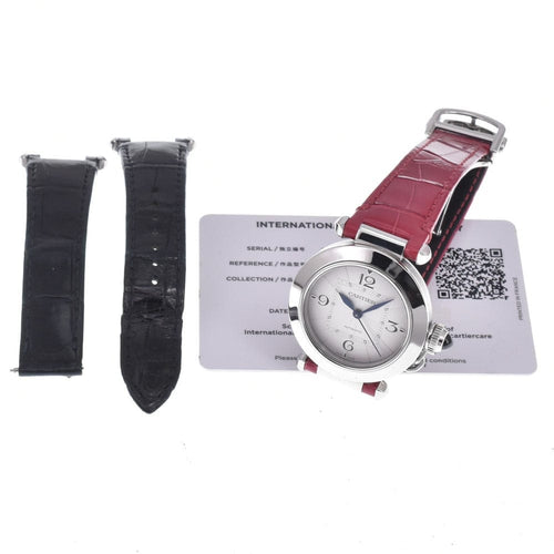 Montre Cartier Pasha de Cartier - Montre automatique en acier inoxydable et alligator 58 Facettes mgtdn8so92