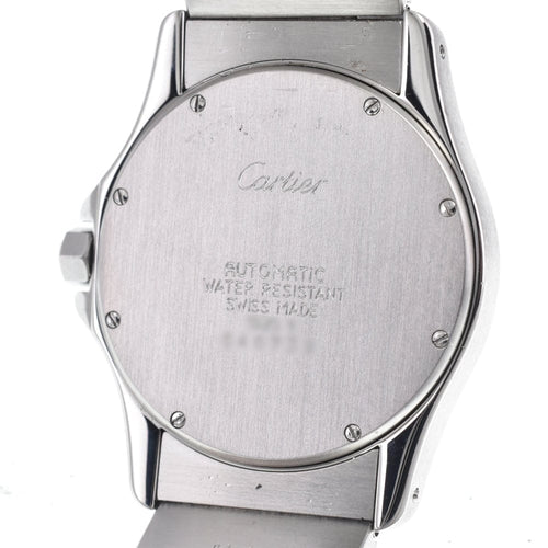 Montre Cartier - Montre Santos Ronde automatique en acier inoxydable 58 Facettes n54levwgo9