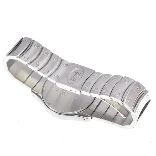Montre Cartier - Montre Santos Ronde automatique en acier inoxydable 58 Facettes n54levwgo9