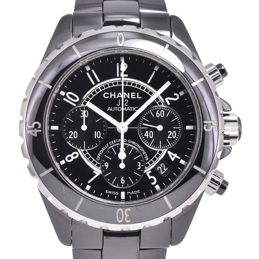Montre Chanel J12 - Montre chronographe automatique en céramique et acier inoxydable 58 Facettes naysynfo32