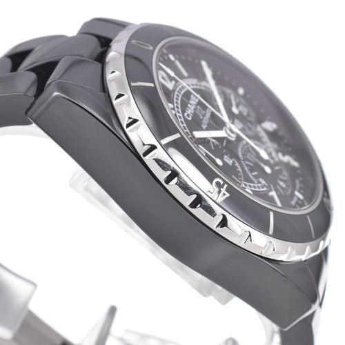 Montre Chanel J12 - Montre chronographe automatique en céramique et acier inoxydable 58 Facettes naysynfo32