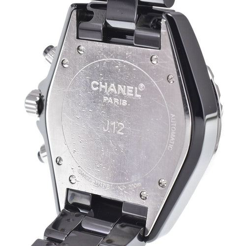 Montre Chanel J12 - Montre chronographe automatique en céramique et acier inoxydable 58 Facettes naysynfo32