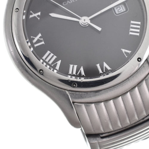 Montre Cartier - Montre Panthère Cougar à quartz en acier inoxydable 58 Facettes sf38wylm34