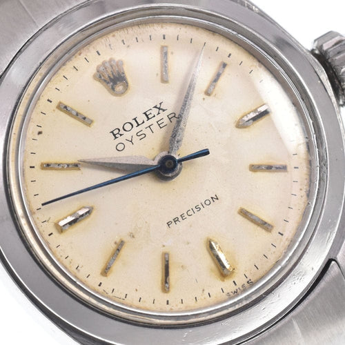 Montre Rolex - Montre Oyster Precision en acier 58 Facettes unurc5ljdm