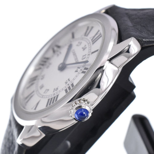 Montre Cartier - Montre Ronde Solo à quartz en acier inoxydable 58 Facettes tt0z14z6rw