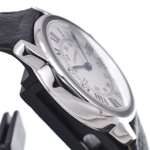 Montre Cartier - Montre Ronde Solo à quartz en acier inoxydable 58 Facettes tt0z14z6rw