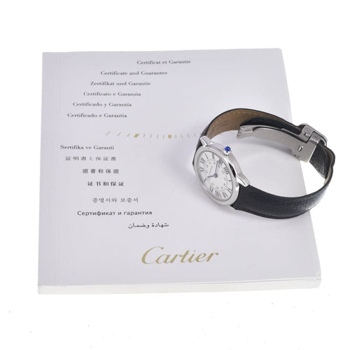 Montre Cartier - Montre Ronde Solo à quartz en acier inoxydable 58 Facettes tt0z14z6rw