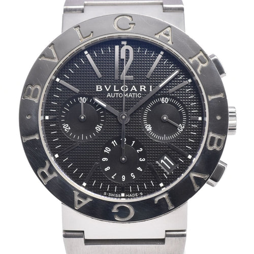 Montre Bvlgari Bvlgari - Montre chronographe automatique en acier inoxydable 58 Facettes tq2i0yr9q2