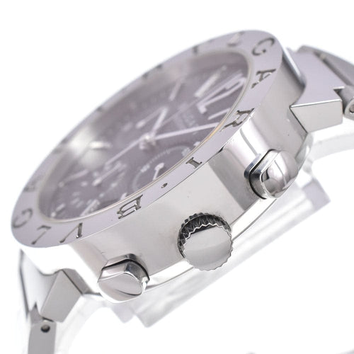 Montre Bvlgari Bvlgari - Montre chronographe automatique en acier inoxydable 58 Facettes tq2i0yr9q2