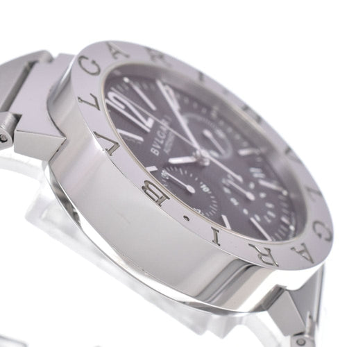 Montre Bvlgari Bvlgari - Montre chronographe automatique en acier inoxydable 58 Facettes tq2i0yr9q2