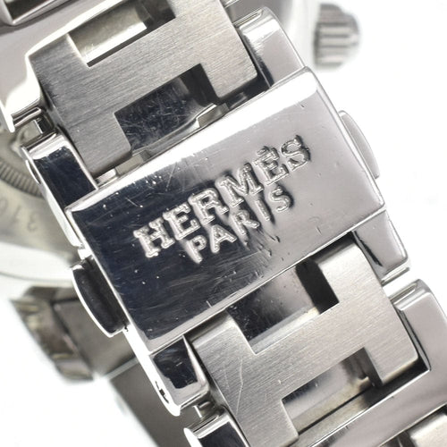 Montre Hermès - Montre Clipper Diver chronographe à quartz, acier inoxydable et caoutchouc 58 Facettes q4lb1bpet3