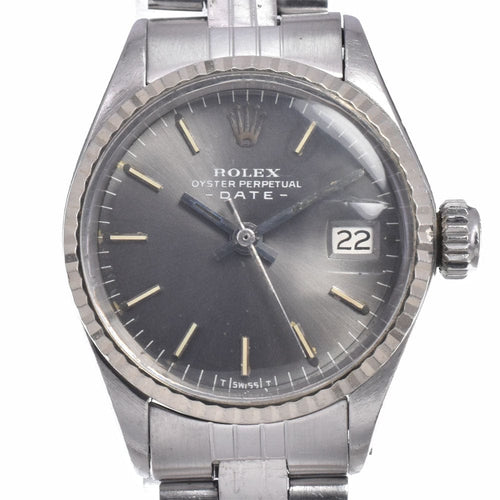 Montre Rolex - Montre Oyster Perpetual Date automatique en acier inoxydable et or blanc 58 Facettes nl2eaxn9b3