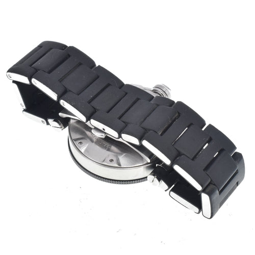 Montre Cartier - Montre Pasha Seatimer automatique en acier inoxydable et caoutchouc 58 Facettes h3tvkd816s