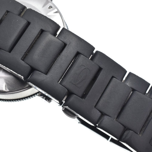 Montre Cartier - Montre Pasha Seatimer automatique en acier inoxydable et caoutchouc 58 Facettes h3tvkd816s