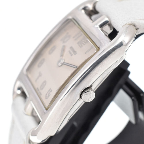Montre Hermès - Montre Cape Cod à quartz en acier inoxydable et cuir 58 Facettes a7ank1ui15