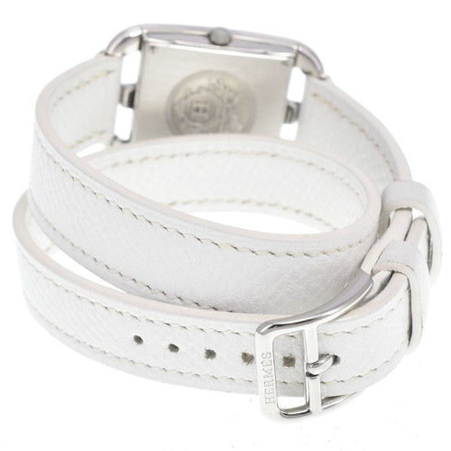 Montre Hermès - Montre Cape Cod à quartz en acier inoxydable et cuir 58 Facettes a7ank1ui15