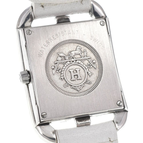Montre Hermès - Montre Cape Cod à quartz en acier inoxydable et cuir 58 Facettes a7ank1ui15