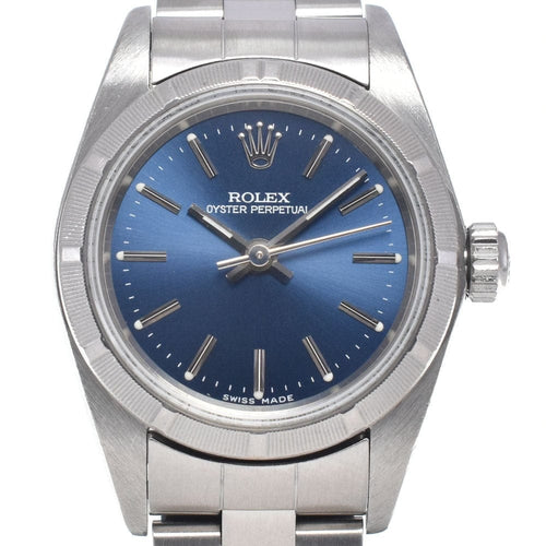 Montre Rolex - Montre Oyster Perpetual automatique en acier inoxydable et or jaune, index en diamants 58 Facettes g1h31mlhon