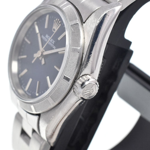 Montre Rolex - Montre Oyster Perpetual automatique en acier inoxydable et or jaune, index en diamants 58 Facettes g1h31mlhon