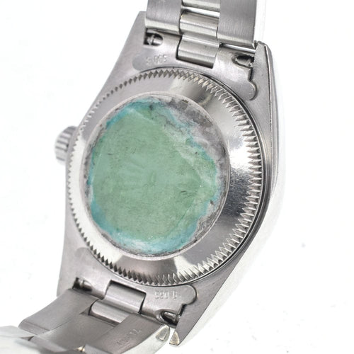 Montre Rolex - Montre Oyster Perpetual automatique en acier inoxydable et or jaune, index en diamants 58 Facettes g1h31mlhon