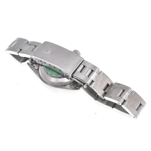 Montre Rolex - Montre Oyster Perpetual automatique en acier inoxydable et or jaune, index en diamants 58 Facettes g1h31mlhon