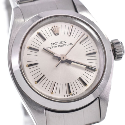 Montre Rolex Oyster Perpetual - Montre automatique en acier inoxydable 58 Facettes ux0rb1v726