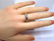 Bague 54 Bague jonc en or 18 carats et diamants 58 Facettes AB757