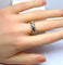 Bague 54 Bague jonc en or 18 carats et diamants 58 Facettes AB757