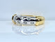 Bague 54 Bague jonc en or 18 carats et diamants 58 Facettes AB757
