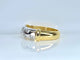 Bague 54 Bague jonc en or 18 carats et diamants 58 Facettes AB757