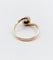 Bague 53.5 Bague tourbillon ancienne en or 18k et platine, diamant, vers 1900 58 Facettes A07915