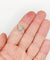 Bague 53.5 Bague tourbillon ancienne en or 18k et platine, diamant, vers 1900 58 Facettes A07915
