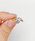 Bague 53.5 Bague tourbillon ancienne en or 18k et platine, diamant, vers 1900 58 Facettes A07915